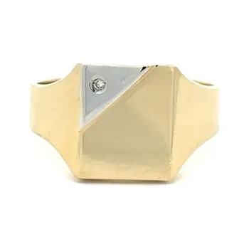 Prsten Zlatý Pánský Pečetní Prsten 7220013