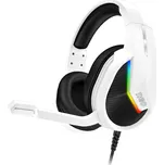 CONNECT IT NEO herní sluchátka s mikrofonem, 1xJack+USB, BÍLÁ