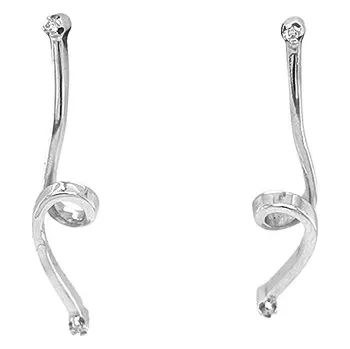 Náušnice Zlaté Náušnice s Diamanty 2020376