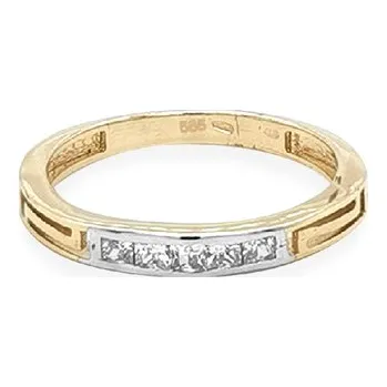 Prsten Zlatý Prsten se Zirkony 7130434