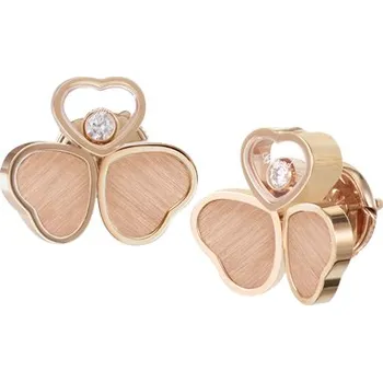 Náušnice Zlaté Náušnice Chopard Happy Hearts 83A083-5701 2020770