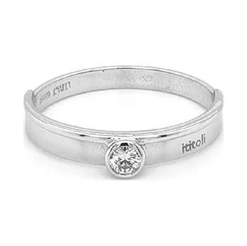 Prsten Zlatý Zásnubní Prsten s Diamantem 2010837