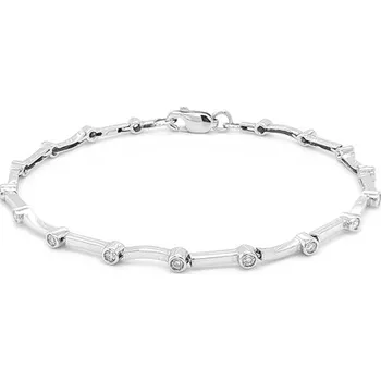 Náramek Zlatý Náramek s Diamanty 2040072