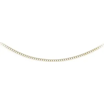 Řetízek Zlatý Řetízek Cube - Kostka 7090892