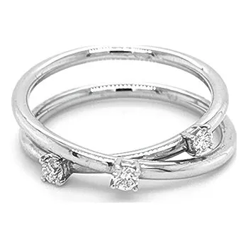 Prsten Zlatý Prsten s Diamanty 2010805