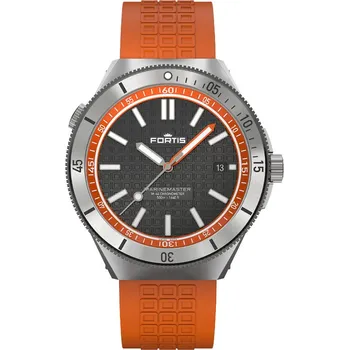Hodinky Fortis Marinemaster M-44 Amber Orange on Horizon F8120013