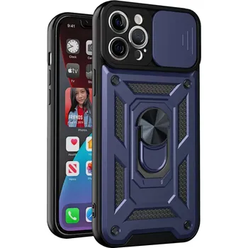 Pouzdro na mobilní telefon Kryt iPhone 12 Pro, Techsuit CamShield Pro modrý