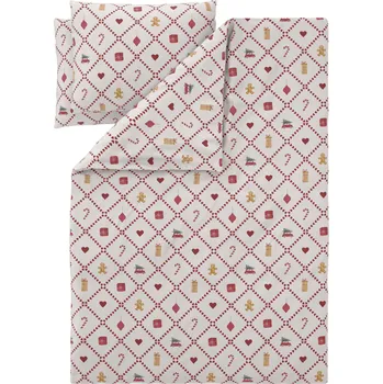 Povlečení LIVARNO® Ložní povlečení z mikrovláknitého saténu, 200 x 220 cm, 70 x 90 cm (dárek/perníček/ozdoba)