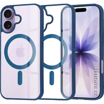 Pouzdro na mobilní telefon Kryt iPhone 17, Techsuit - MagSafe Pro, modrý