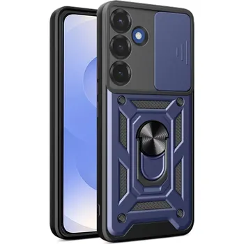 Pouzdro na mobilní telefon Kryt Samsung Galaxy S25 Techsuit CamShield Pro modrý