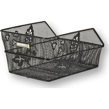 košík na kolo Košík Basil Cento Flower S- na nosič černý