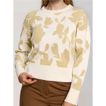 Dámský svetr Sinsay - Vzorovaný svetr - krémová - 418FJ-01X - 418FJ-01X-XS