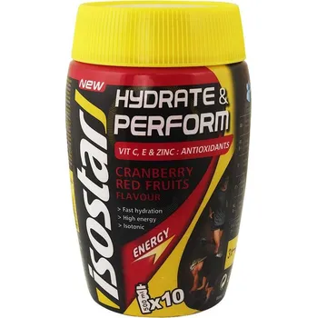 Nápoj pro sportovce Nápoj Isostar Hydrateamp; Perform 400g brusinka a červené ovoce