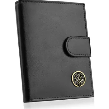 Peněženka Betlewski peněženka z pravé kůže černá - muž