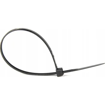 Vrták Stahovací pásky plastové černé krátké sada 60 ks AMIO