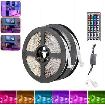 LED osvětlení LED RGB pásek 20m LED diody 5050 DÁLKOVÝ OVLADAČ APLIKACE barevný pásek osvětlení