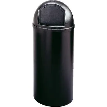 Venkovní odpadkový koš Meva Venkovní plastový koš Marshal 95 l. - černý