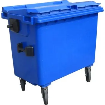 Popelnice Meva Plastový kontejner 660 l. - modrý