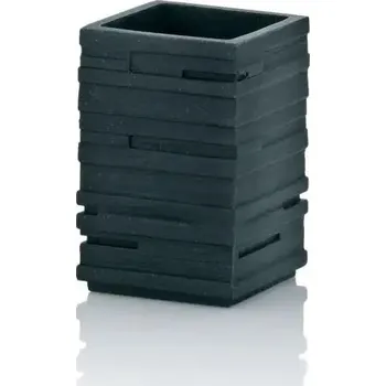 Držák na kartáček KELÍMEK NA KARTÁČKY NA ZUBY ČERNÝ KELA POSIDON