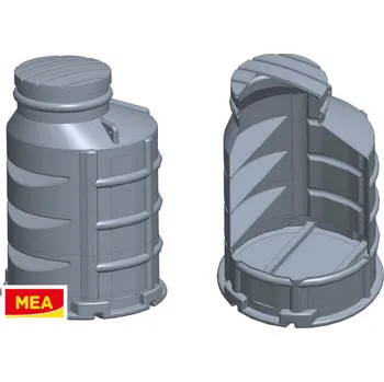 vodoměrná šachta Šachta vodoměrná MEA ROND 1200/1900 s poklopem