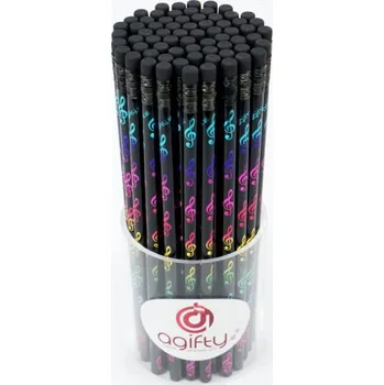 Mechanická tužka agifty Tužka HOUSLOVÝ KLÍČ - černá - duhová 3