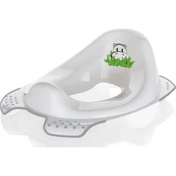 WC sedátko BANQUET 4kids Banquet dětské WC sedátko JUNGLE protiskluz.prvky PH bÍlá/šedá