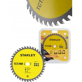 Pilový kotouč Pilový kotouč na dřevo STANLEY STA13105 TCT/HM 160x16mm 40 zubů