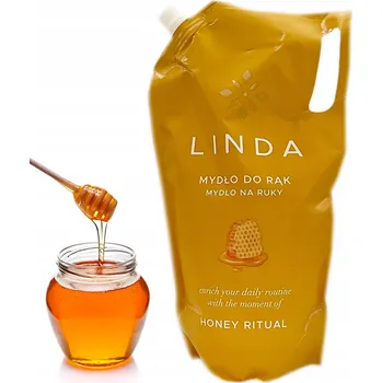 Mýdlo KRÉMOVÉ TEKUTÉ MÝDLO NA RUCE LINDA 900ml / NÁHRADNÍ NÁPLŇ - MED