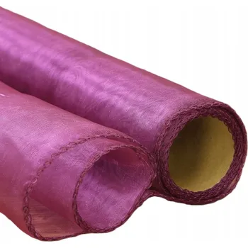 Organza v roli dekorační látka tyl FIALOVÁ 36cm SVATÉ PŘIJÍMÁNÍ SVATBA BĚHOUN