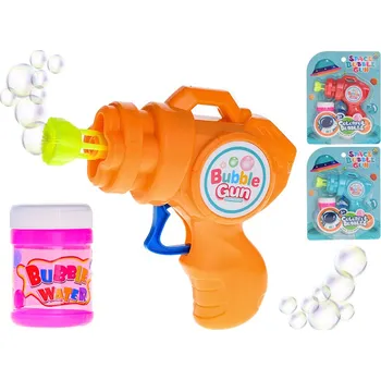 Bublifuk Mikro trading Bublifukovač - Pistole - 13 cm - na setrvačník - s náplní 50 ml