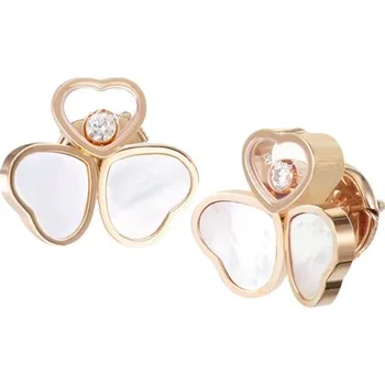 Náušnice Zlaté Náušnice Chopard Happy Hearts 83A083-5301 2020041
