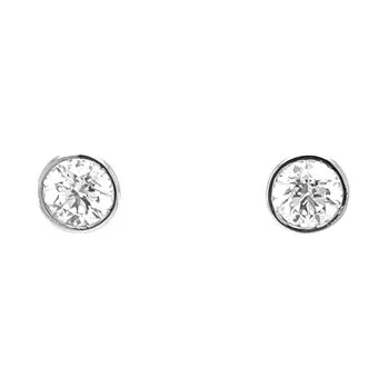 Náušnice Zlaté Náušnice s Diamanty B200133