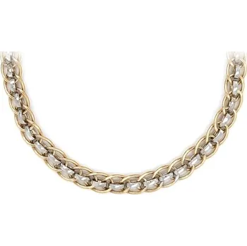 Náhrdelník Zlatý Dámský Náhrdelník z Kombinovaného Zlata 7040067