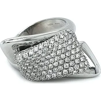 Prsten Zlatý Prsten s Diamanty KBS0011