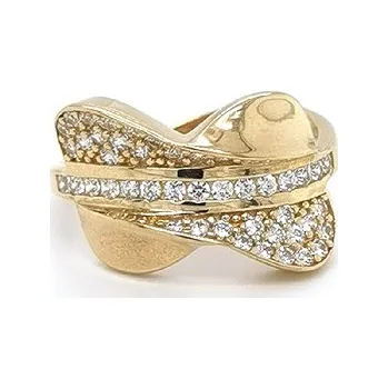 Prsten Zlatý Prsten se Zirkony 7130545