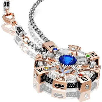 Náhrdelník Zlatý Přívěsek Zancan Black Magic Magnum EC614BR 2050061