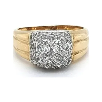 Prsten Zlatý Prsten se Zirkony 7130552