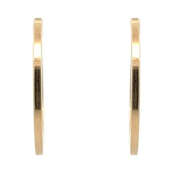 Náušnice Zlaté Kruhové Náušnice 7122349