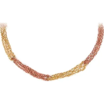 Řetízek Dámský Řetízek z Kombinovaného Zlata 7090480