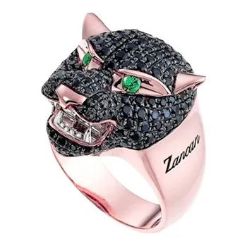 Prsten Zlatý Prsten Zancan Black Magic EA149RB 6000010