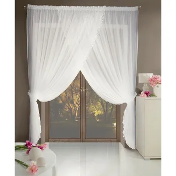 Záclona HOTOVÁ ZÁCLONA POLIA 400X250 CM BÍLA