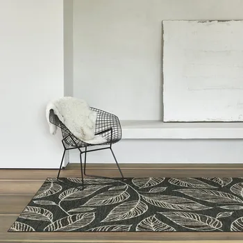 Koberec JUTEX Kusový koberec NEPAL 501 3535 30 BARVA: Černá, ROZMĚR: 100x140 cm