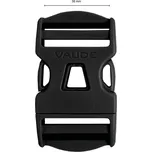 Přezka Vaude Dual 38 mm černá pro popruh batohu