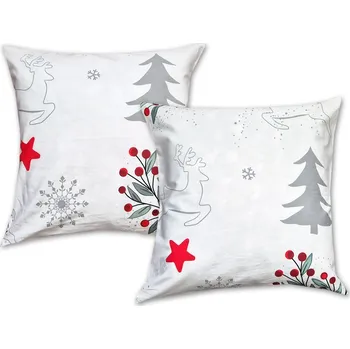 Dekorativní polštářek Vánoční dekorační polštářek 40x40 bavlna EXCLUSIVE Klaudie