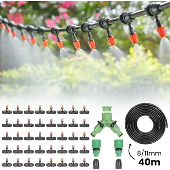 Zavlažovač LEDMEGROW Zavlažovací systém do skleníku 40x tryska