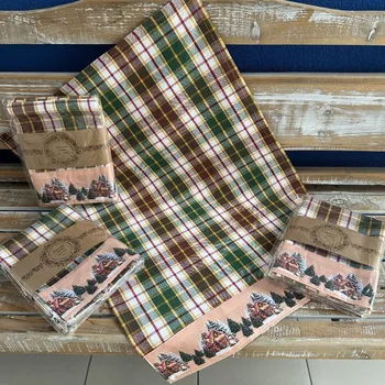 Utěrka Tegatex Utěrka bavlna 3 ks - perníková chaloupka