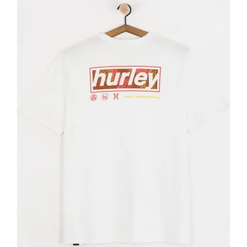 Pánské tričko Hurley Throwback Fill (white) M, bílá