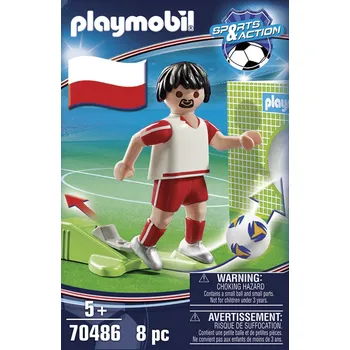 Stavebnice Playmobil Playmobil 70486 Fotbalista reprezentace Polský