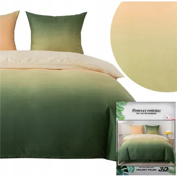 Povlečení Povlečení MARIA povlečení 70x80 komplet 160x200 3 Č. saténová stylová ombre