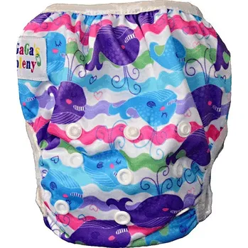 Dětská móda GaGa's Plenkové plavky Barevné velryby